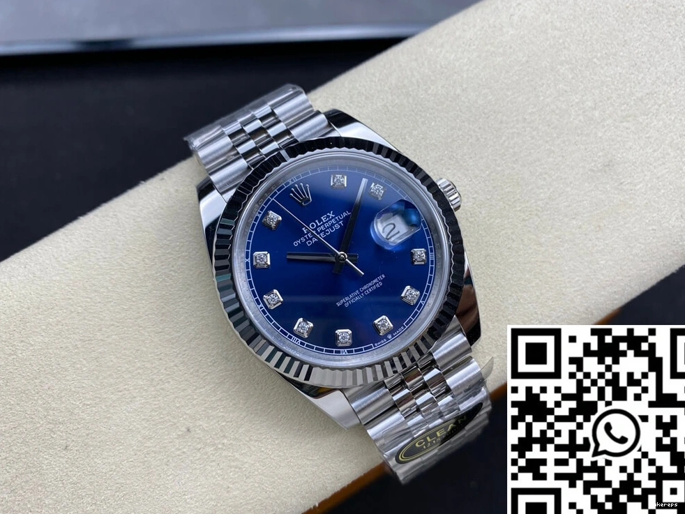 Datejust Dial M126334-0016 Factory Clean Blue Rolex 0407
